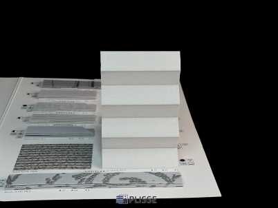 Штора плиссе Bloecker Cosiflor NEW 10745, PG2, R75 A25 T0