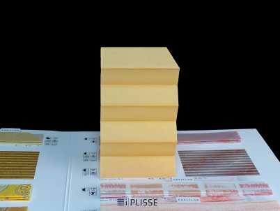 Штора плиссе Bloecker Cosiflor Basic NEW 20239, PG1, R46 A28 T26