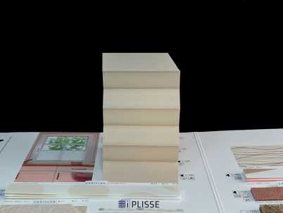 Штора плиссе Bloecker Cosiflor Basic NEW 20243, PG1, R43 A33 T24