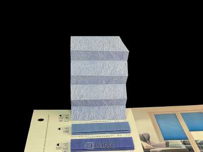 Штора плиссе Bloecker Cosiflor Basic NEW 20533, PG1, R35 A56 T9