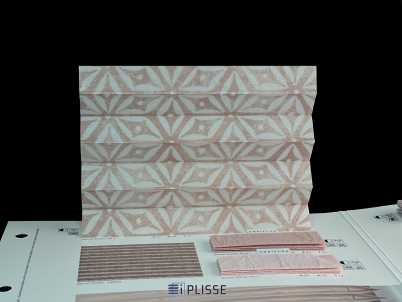Штора плиссе Bloecker Cosiflor NEW 31081, PG2, R36 A22 T42