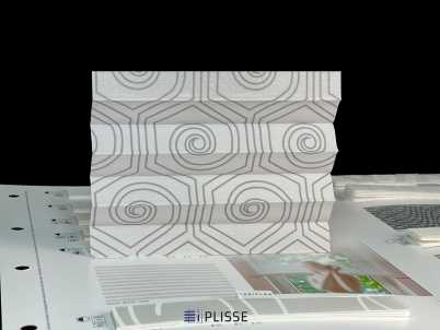 Штора плиссе Bloecker Cosiflor Basic NEW 31110, PG1, R39 A11 T50