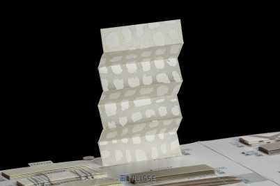 Штора плиссе Bloecker Cosiflor 30812 PG2, R57 A17 T26