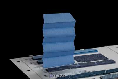 Штора плиссе Bloecker Cosiflor Basic 20232 PG1, R41 A45 T14