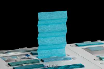 Штора плиссе Bloecker Cosiflor Basic 10656 PG1, R33 A40 T27