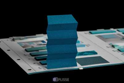 Штора плиссе Bloecker Cosiflor Basic 20413, PG1, R20 A76 T4