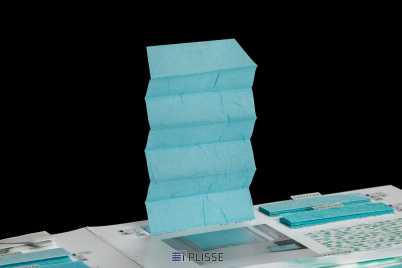 Штора плиссе Bloecker Cosiflor 20640 PG2, R44 A35 T21