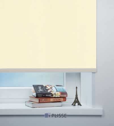 Рулонная штора Карина блэкаут Бежевый