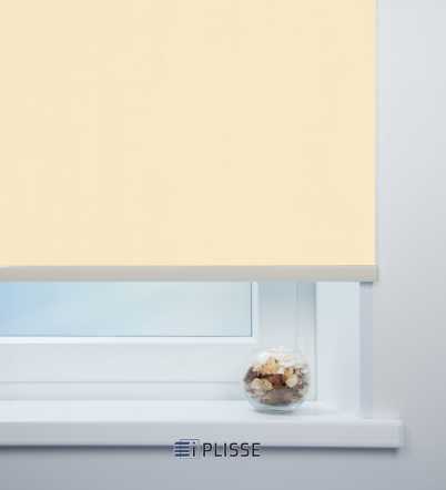 Рулонная штора Карина блэкаут Темно-бежевый