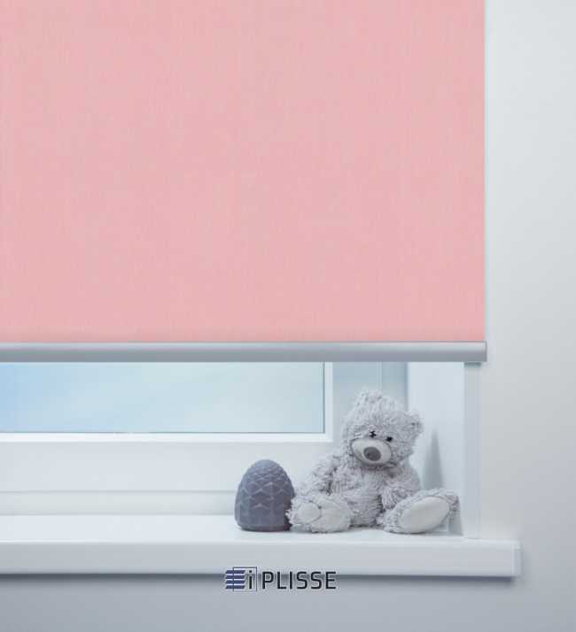 Рулонная штора Лусто Светло-розовый